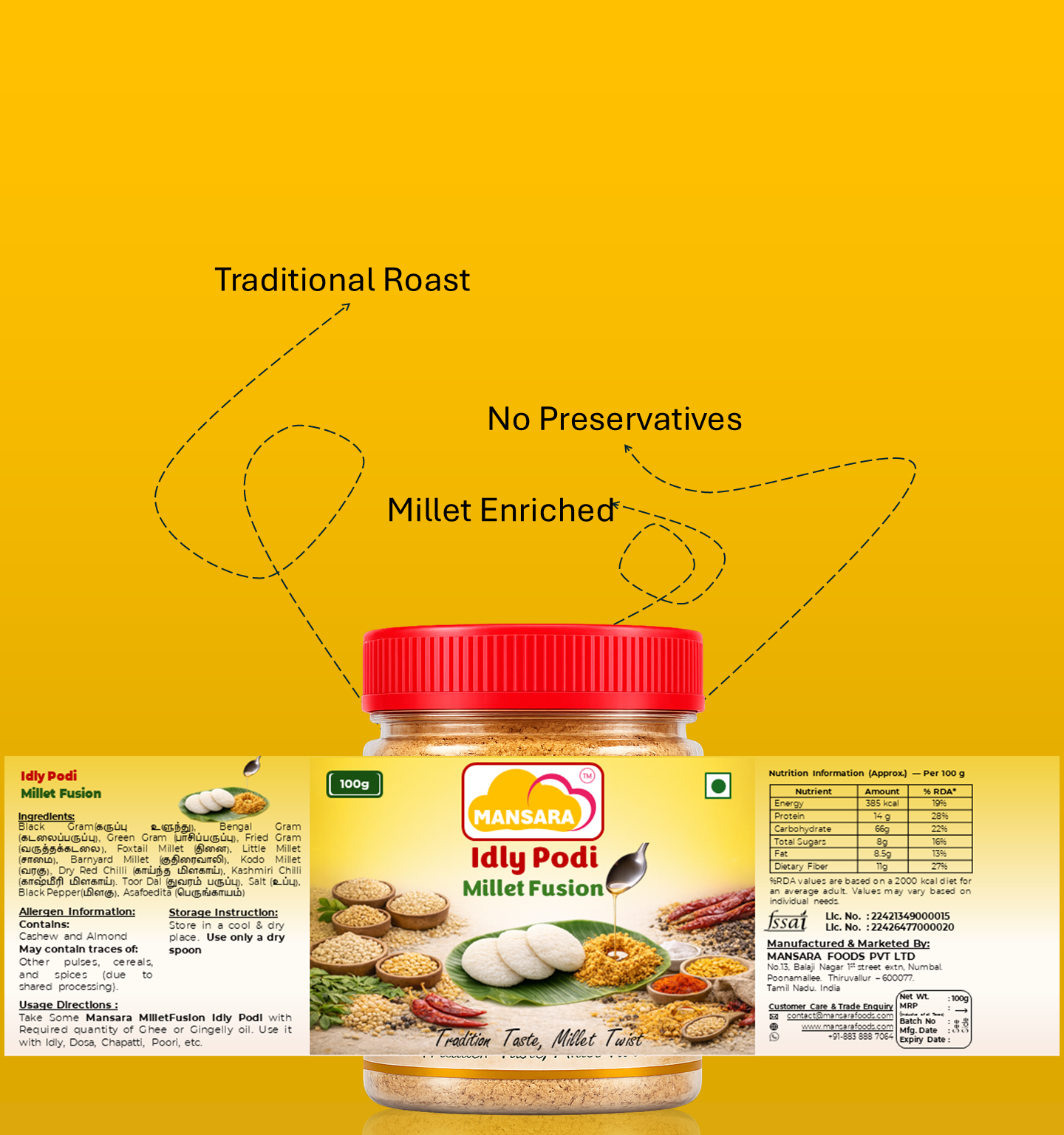 Idly Podi – Millet Fusion image view 2
